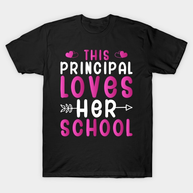 This Principal Loves Her School T-Shirt by DragonTees